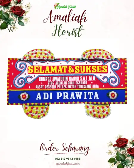 Papan Bunga Ucapan Selamat Siwalankerto
